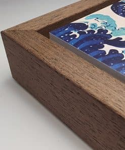 Example of a hand-finished wooden frame